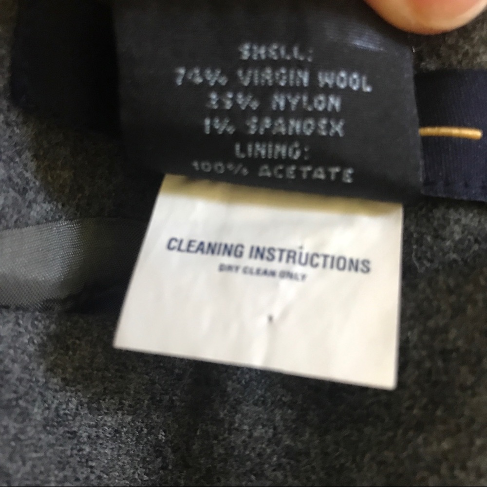Gap gray wool stretch midi skirt 1 - Picture 6 of 6